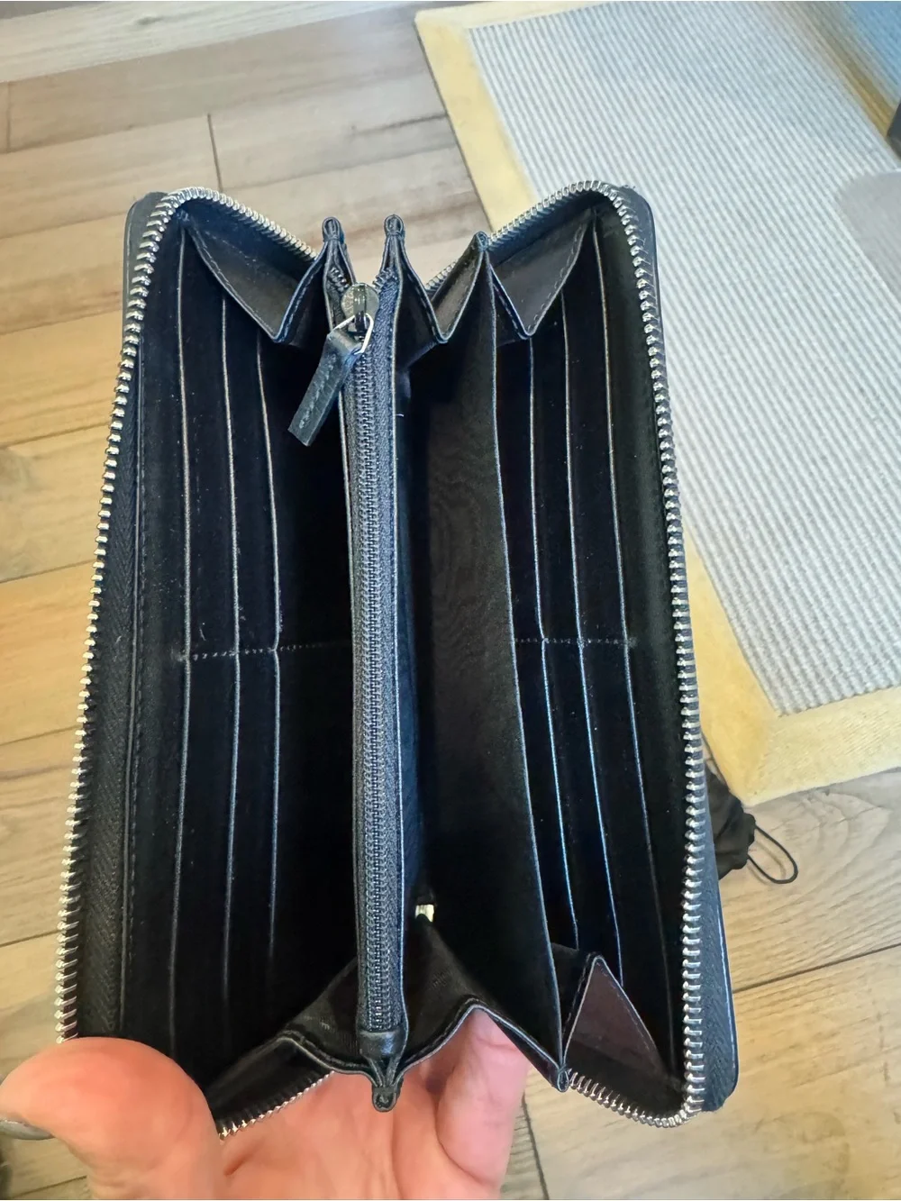 Gucci black leather